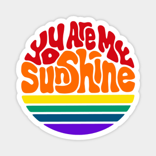 You Are My Sunshine Word Art Magnet