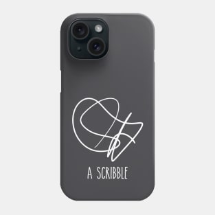 a scribble Phone Case