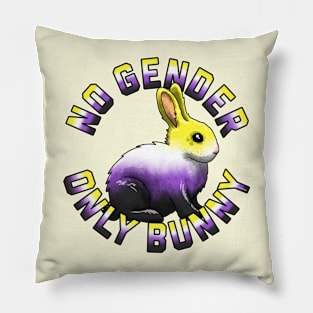 No Gender Only Bunny Pillow