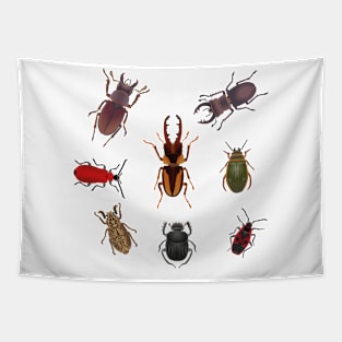 Beetles and bugs set colour Tapestry