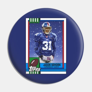 Retro Jason Sehorn Card Pin