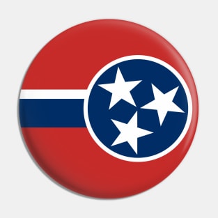 Tennessee State Flag - Three Stars Pin