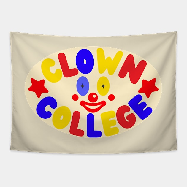 Clown College Tapestry by Apeiro-phobiac