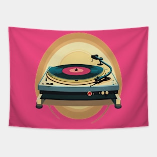 Turntable - Vintage Audio LP Vinyl Record Player design 2 Tapestry