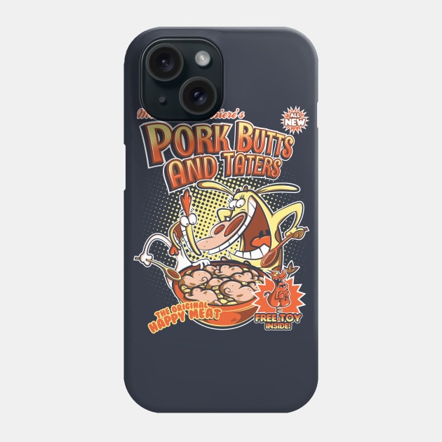 Pork butts and taters Phone Case by hoborobo