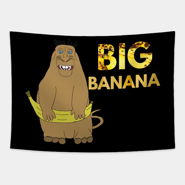 big banana love Tapestry by FromBerlinGift