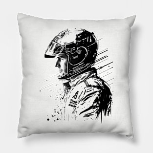 Racing Driver Art Pillow