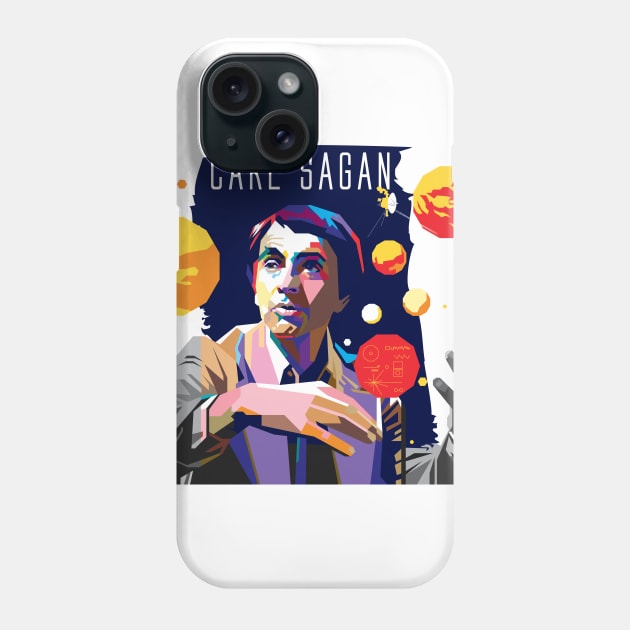 Carl Sagan Phone Case by difrats