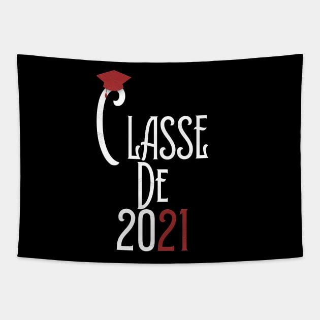 Classe de 2021 senior Tapestry by Dbshirt