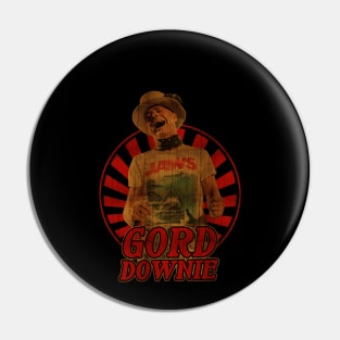 Retro Vintage Classic Gord Downie Pin