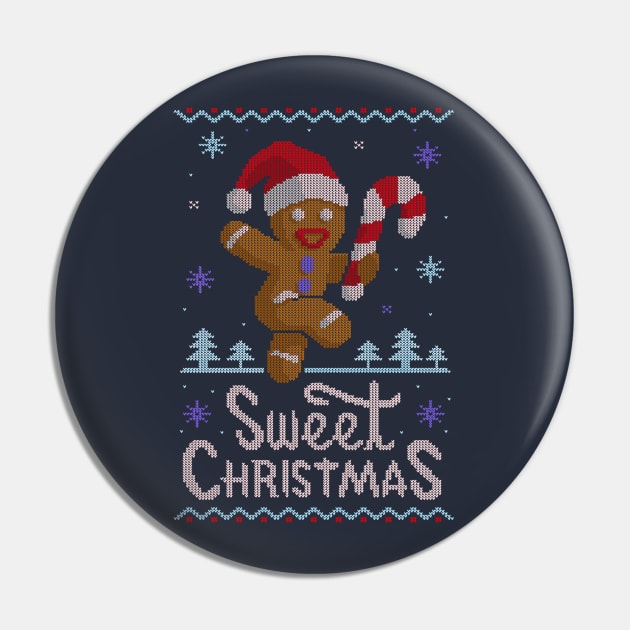 Sweet Christmas Ugly Sweater Pin by IdeasConPatatas