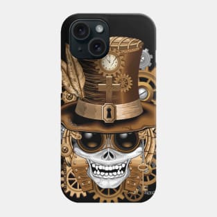 Skull Steampunk Voodoo Retro Machine Phone Case