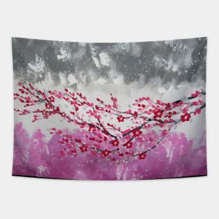 Grey and Pink 2 Tapestry