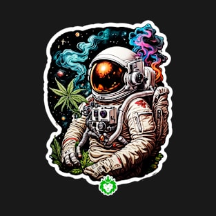 Astronaut smoking weed T-Shirt