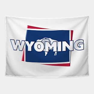 Wyoming Colored State Tapestry