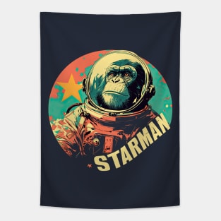 Starman David Bowie Monkey Tapestry