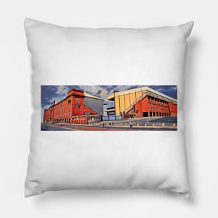 Panoramic digital painting of Ibrox Pillow