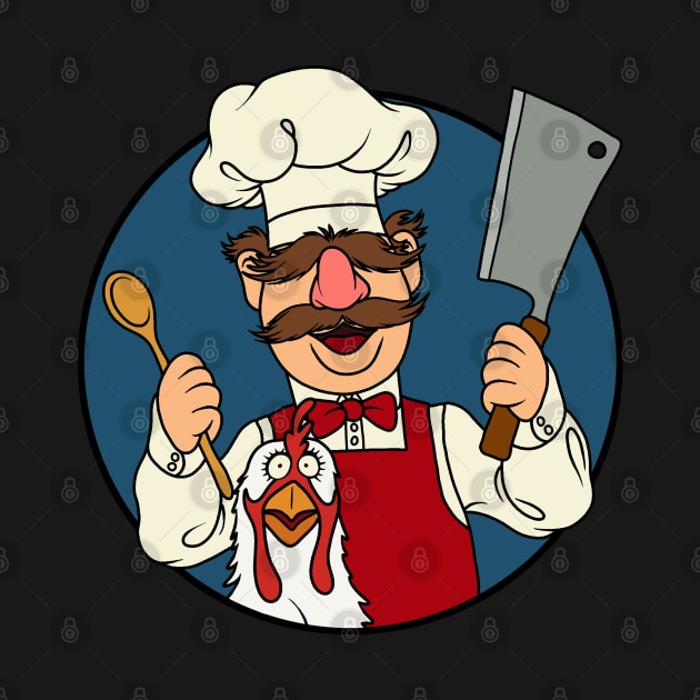 Kitchen Swedish Chef and chicken by valentinahramov