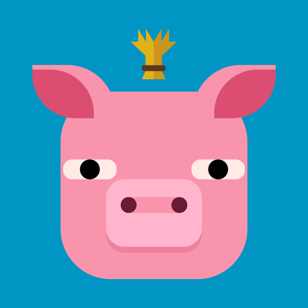 King Pig by thehappyonion