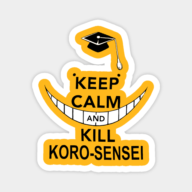 koro sensei Magnet by Stephanie Francoeur Art