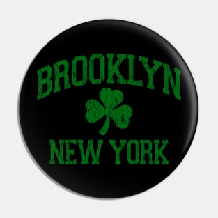 Brooklyn NY Distressed St. Patrick's Pin