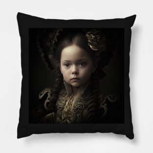 Living Dolls of Ambiguous Royal Descent Pillow