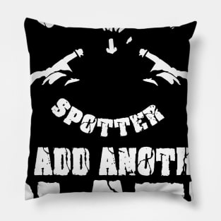 Gym Spotter Plate Pillow