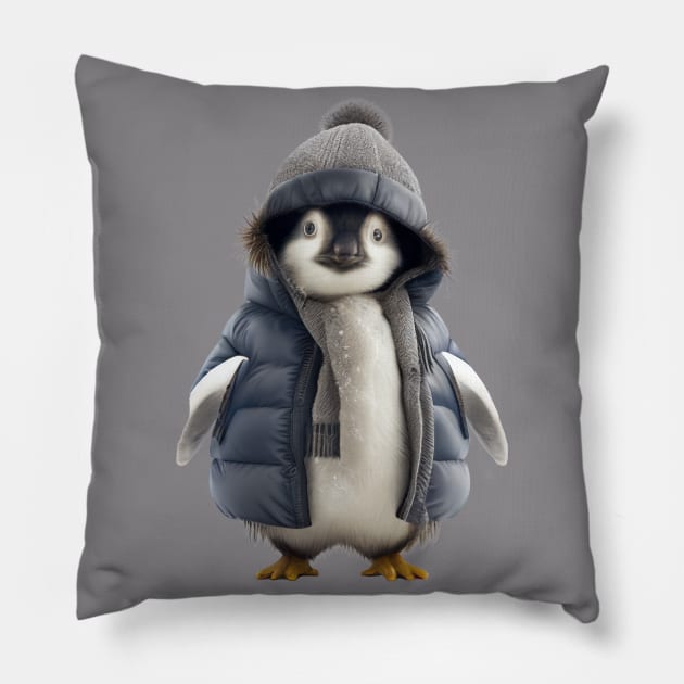 Baby Penguin Pillow by About Passion