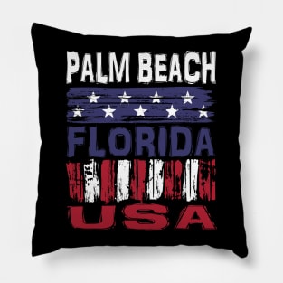 Palm Beach Florida USA T-Shirt Pillow