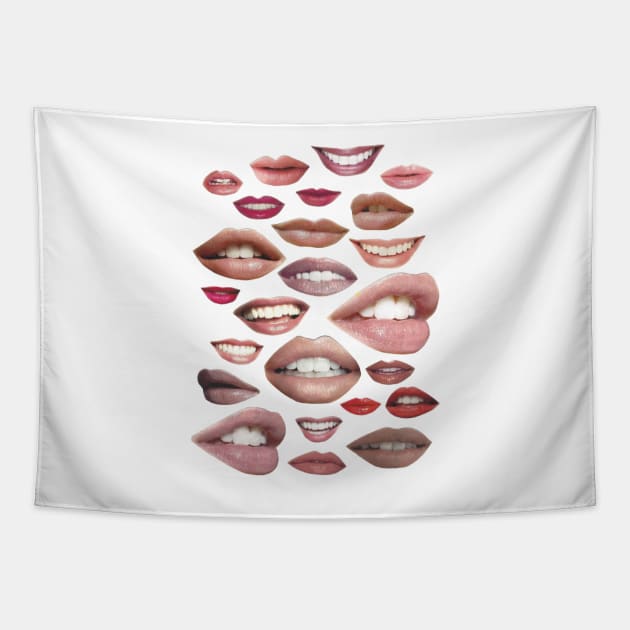 Lips Tapestry by Kyko619