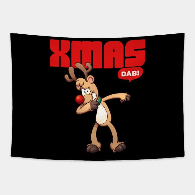 Xmas Dab Tapestry by CANVAZSHOP