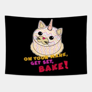 Great British baking cat Tapestry