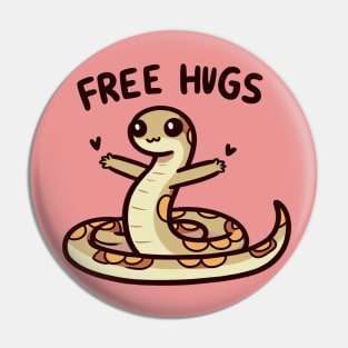 Free Hugs Snake Pin