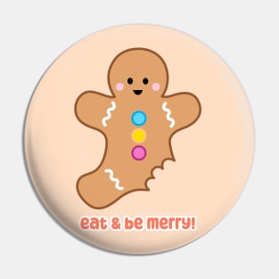 Eat & Be Merry! Gingerbread Cookie | by queenie's cards Pin