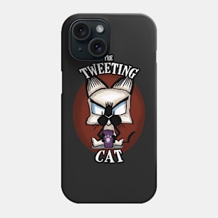 The Tweeting Cat Phone Case