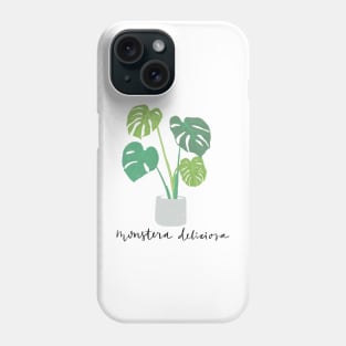 Monstera Deliciosa plant Phone Case