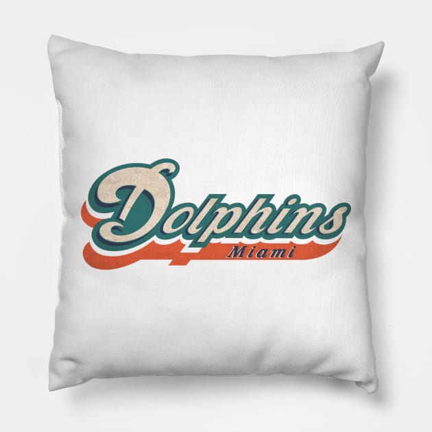 FAN ART dolphins Pillow by Fabulous Fresh Fashions