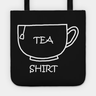 Tea Shirt White Tote