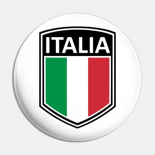 Flag Shield - Italia Pin