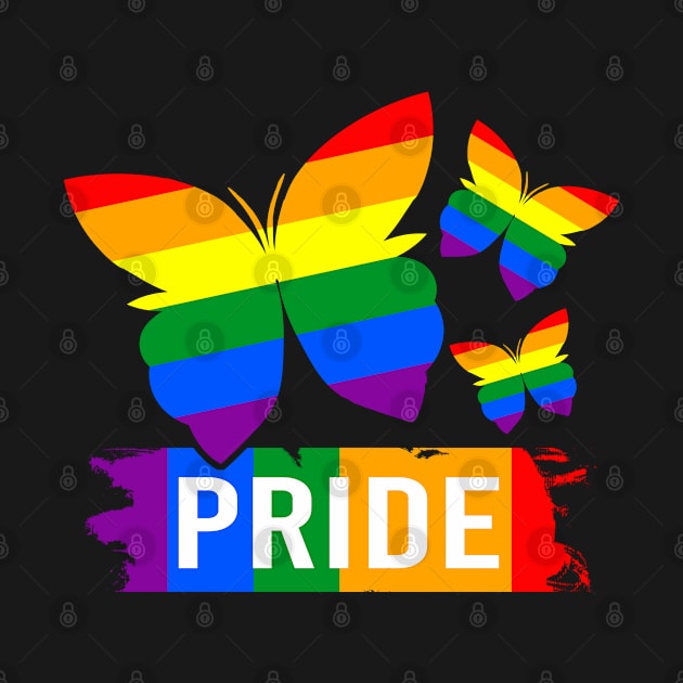 Rainbow Butterflies - Lgbt Pride by dnlribeiro88