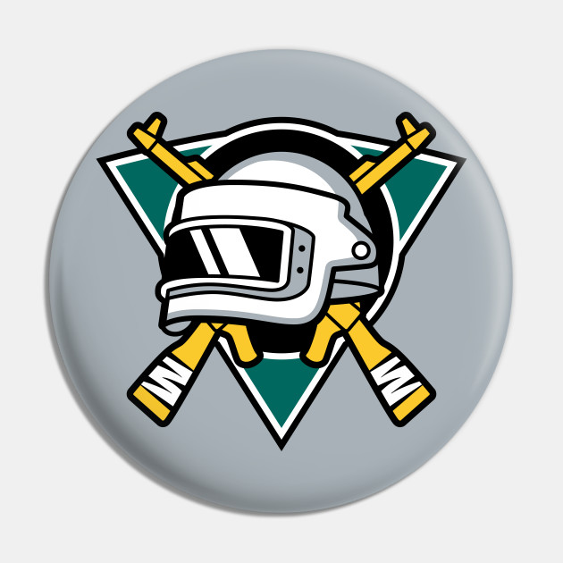 Pubg Mighty Rocks Pubg Logo Pin Teepublic