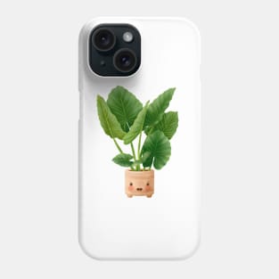 Cute Plant Illustration, Philodendron Domesticum Phone Case