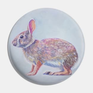 Cottontail bunny painting Pin