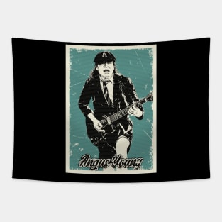 Vintage Angus Young Tapestry