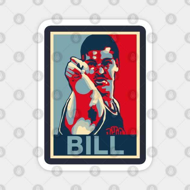 Bill Laimbeer Bill Obama Hope Large Print Magnet by qiangdade