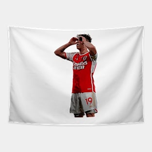 Leandro Trossard Celebration Tapestry