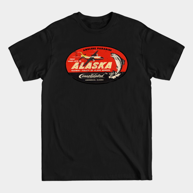 Discover Alaska Fishing - Alaska - T-Shirt