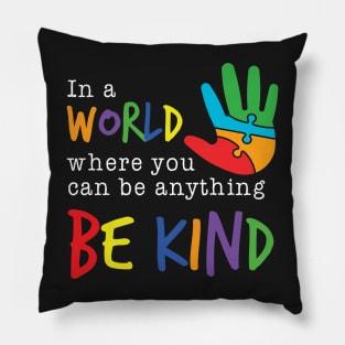 Be Kind - Autism Awareness Pillow