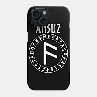 Ansuz Norse Rune of the Gods Phone Case