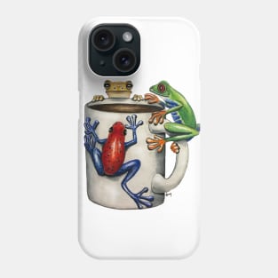 "Coffee Frogs" - Java Jungle collection Phone Case